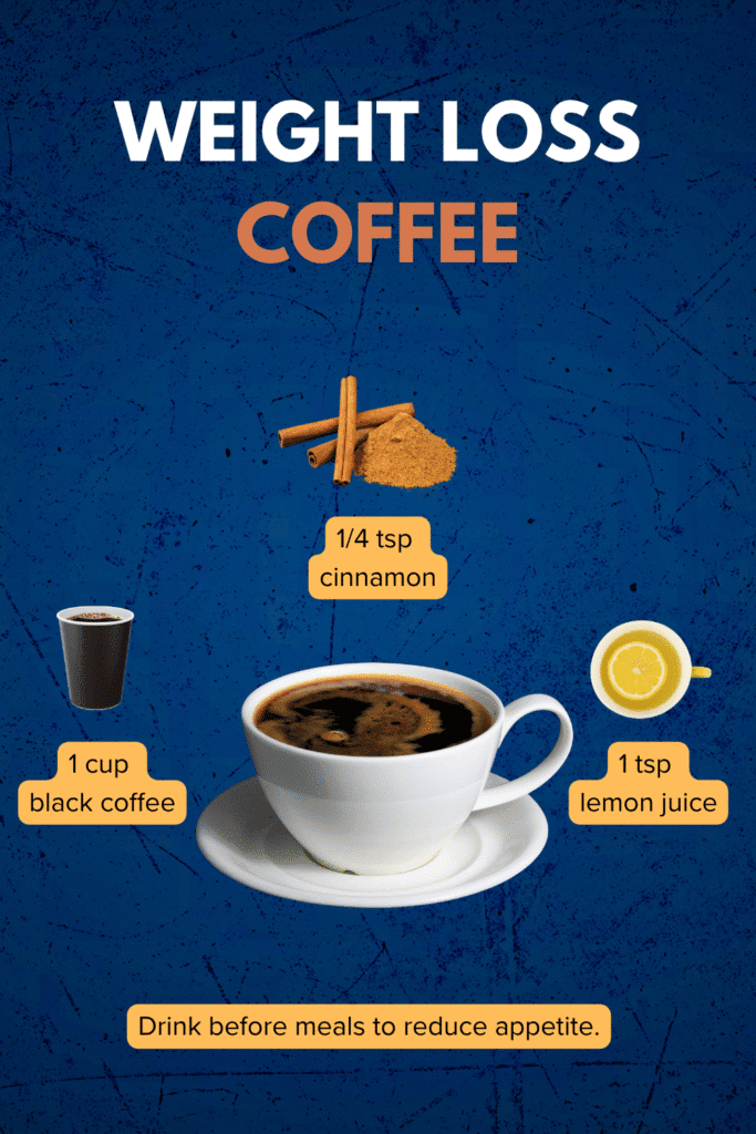 Weight Loss Coffee: Recipe With Cinnamon and Lemon