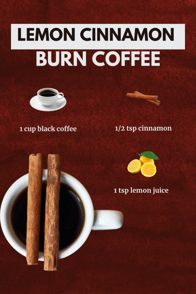 Lemon Cinnamon Burn Coffee Recipe for Morning Energy