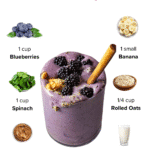 Kill Tummy Fat Smoothie with Blueberries & Spinach SB1 Smoothie (25) - Copy