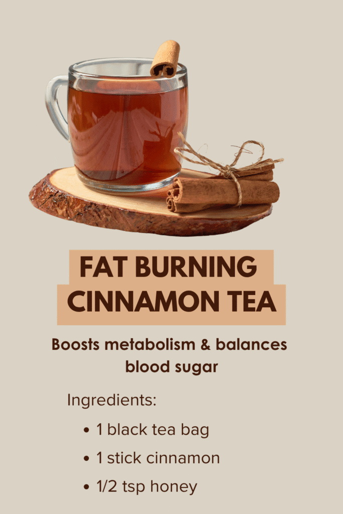 Fat Burning Cinnamon Tea for Metabolism & Blood Sugar