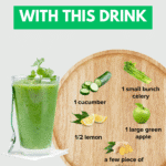 Burn Stomach Fat Drink with Cucumber & Green Apple TB1 Detox (8)