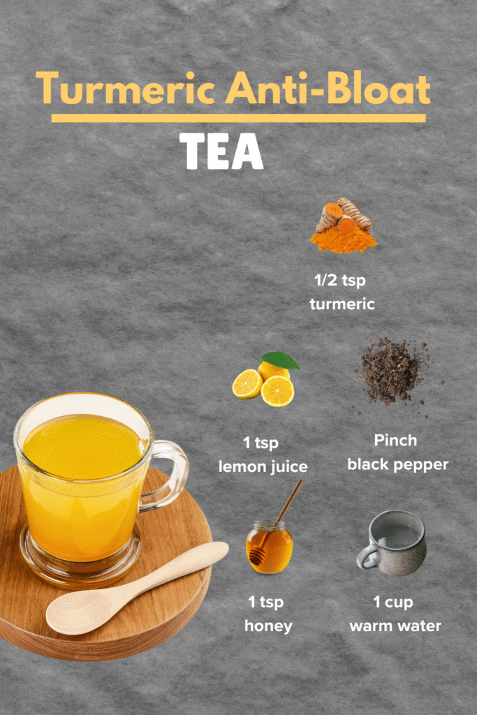 Turmeric Anti-Bloat Tea Recipe